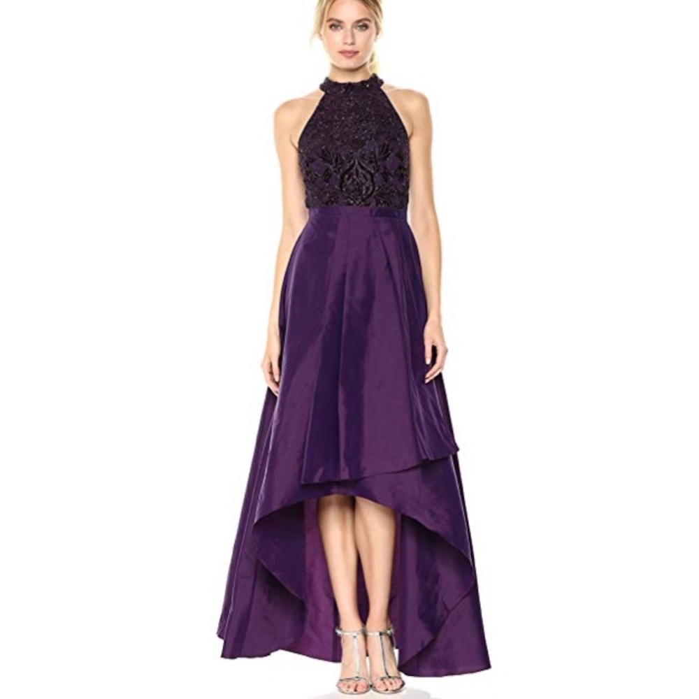 Adrianna Papell High Low Ball Gown
